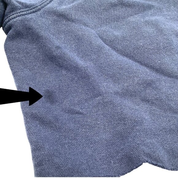 P.S From Aeropostale Girls Navy Sweats Shorts Cotton Blue Drawstring Size 4 - Picture 5 of 7